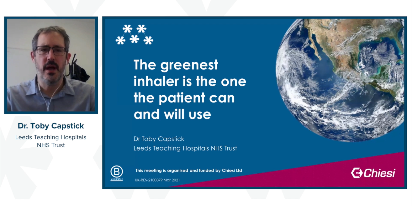 The Greenest Inhaler is the One a Patient Can and Will Use