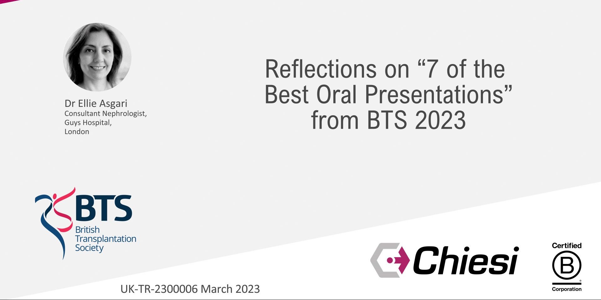 Reflections on “7 of the Best Oral Presentations” from BTS 2023