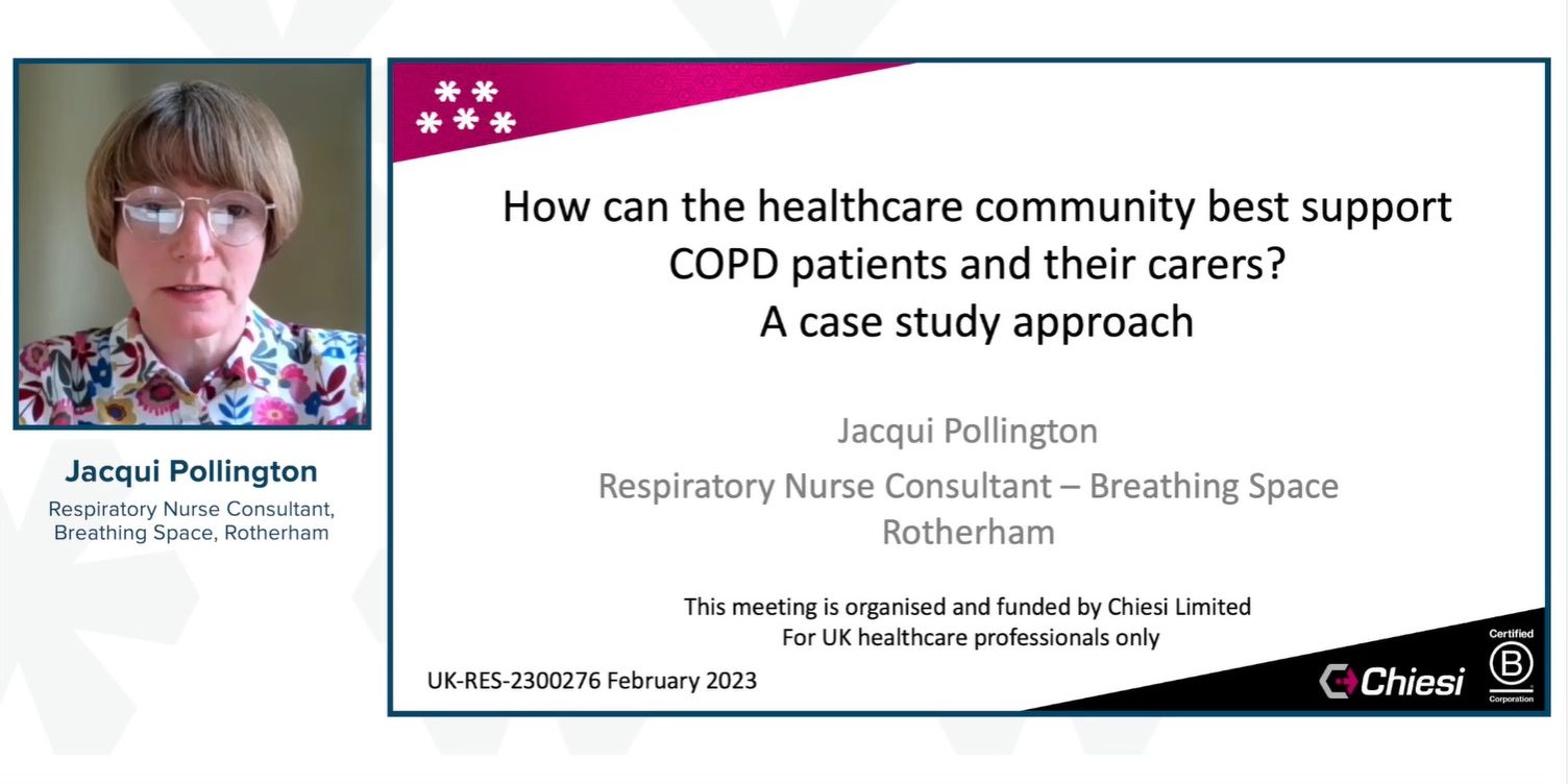 How Can the Healthcare Community Best Support COPD Patients and Their Carers?