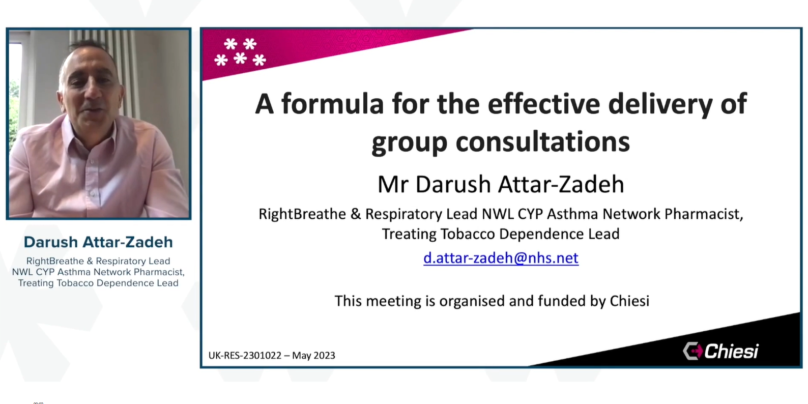 A Formula for the Delivery of Effective Group Consultations in Respiratory Long-Term Conditions