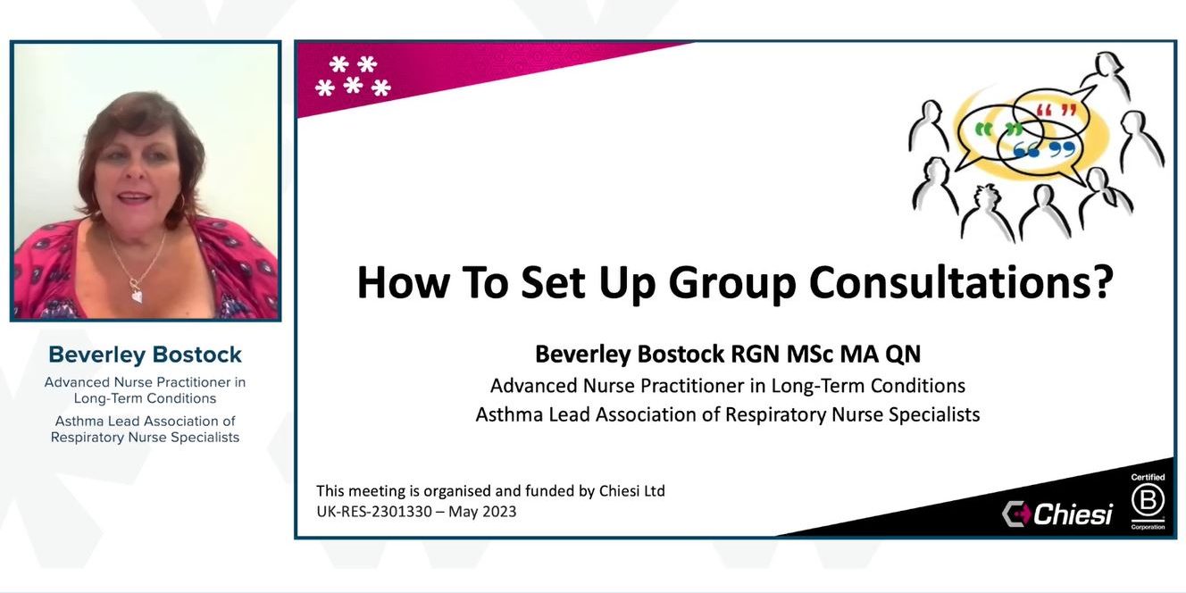 How to Set Up a Group Consultation in Respiratory Long-Term Conditions