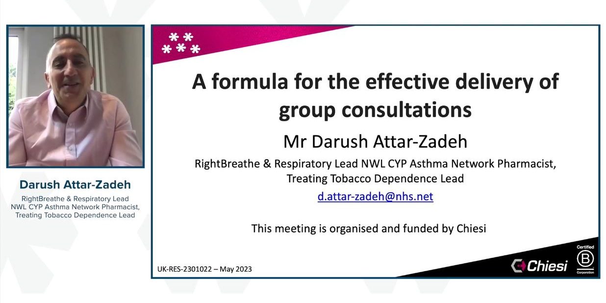 A Formula for the Delivery of Effective Group Consultations in Respiratory Long-Term Conditions
