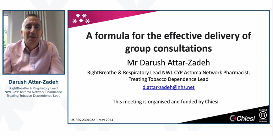 A Formula for the Delivery of Effective Group Consultations in Respiratory Long-Term Conditions