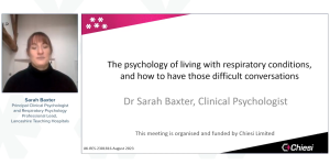 The Psychological Burden of Respiratory Conditions